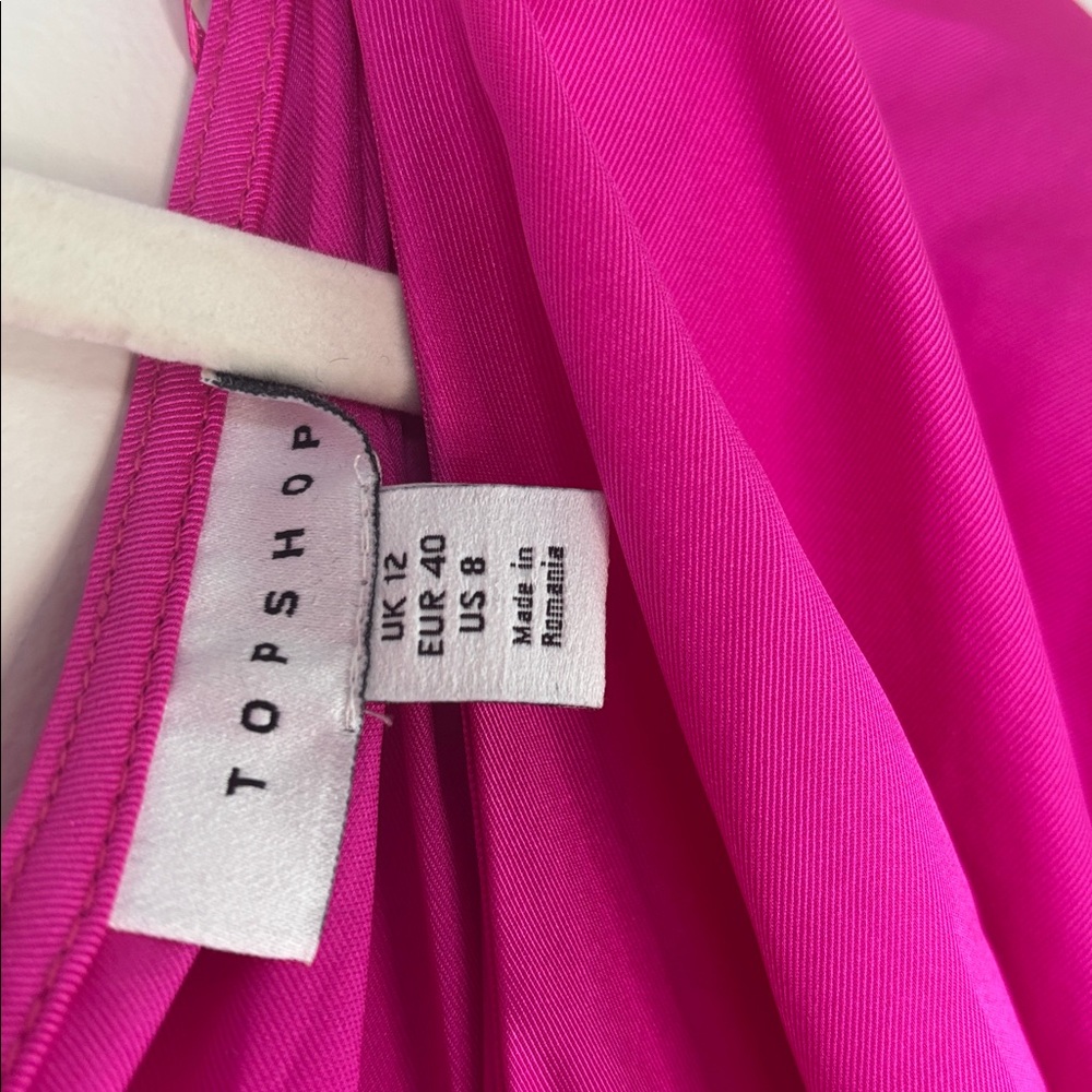 Topshop Fuchsia High Low Dress - Picture 6 of 7
